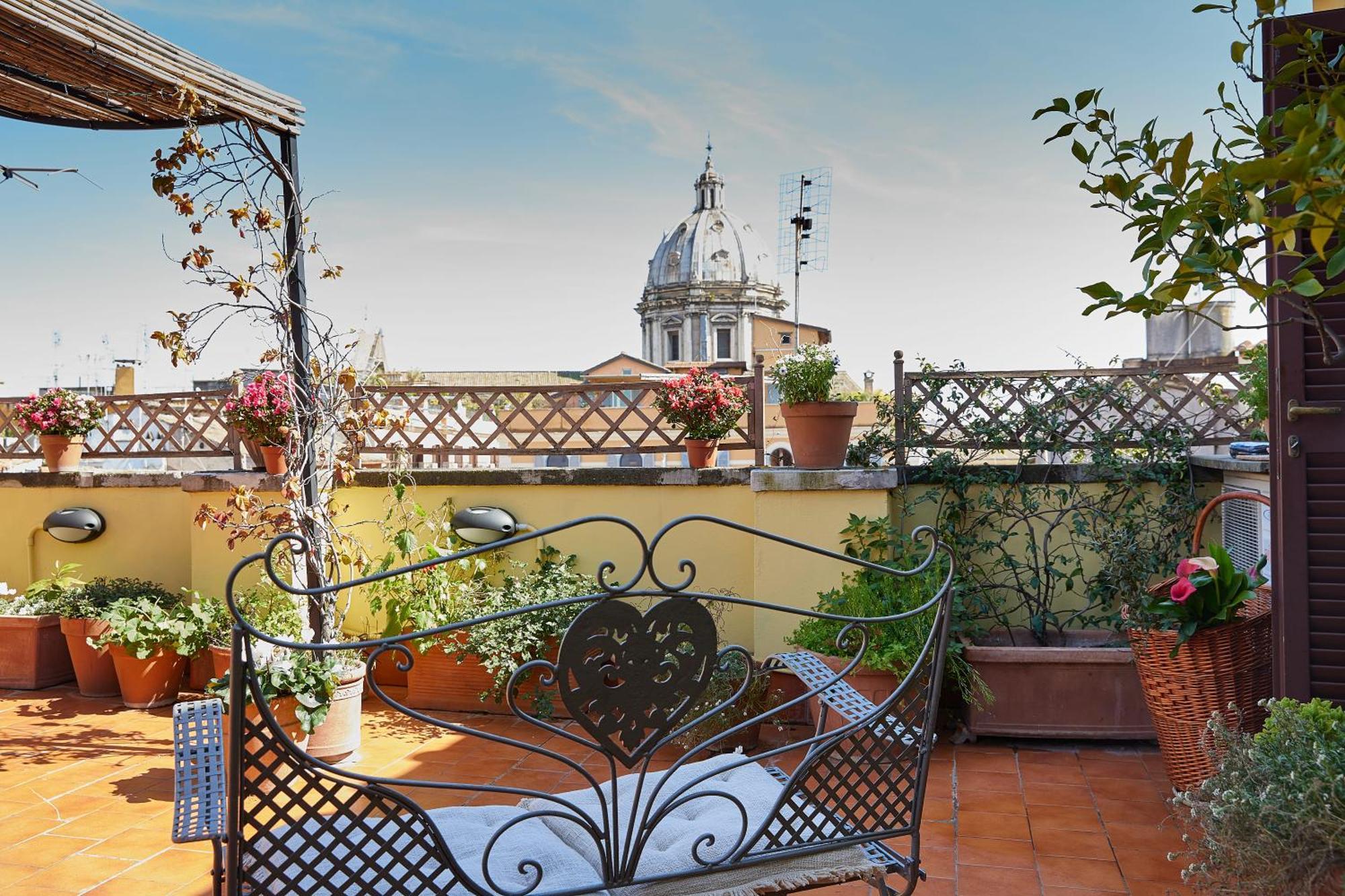 Trasteverehome - Attic Terrace Center Of Rome Baroque Exterior foto