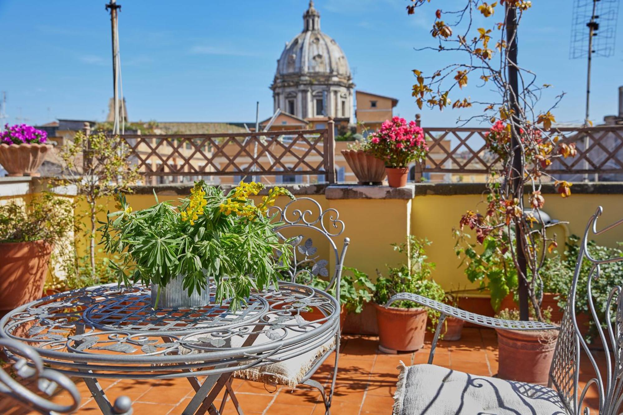 Trasteverehome - Attic Terrace Center Of Rome Baroque Exterior foto